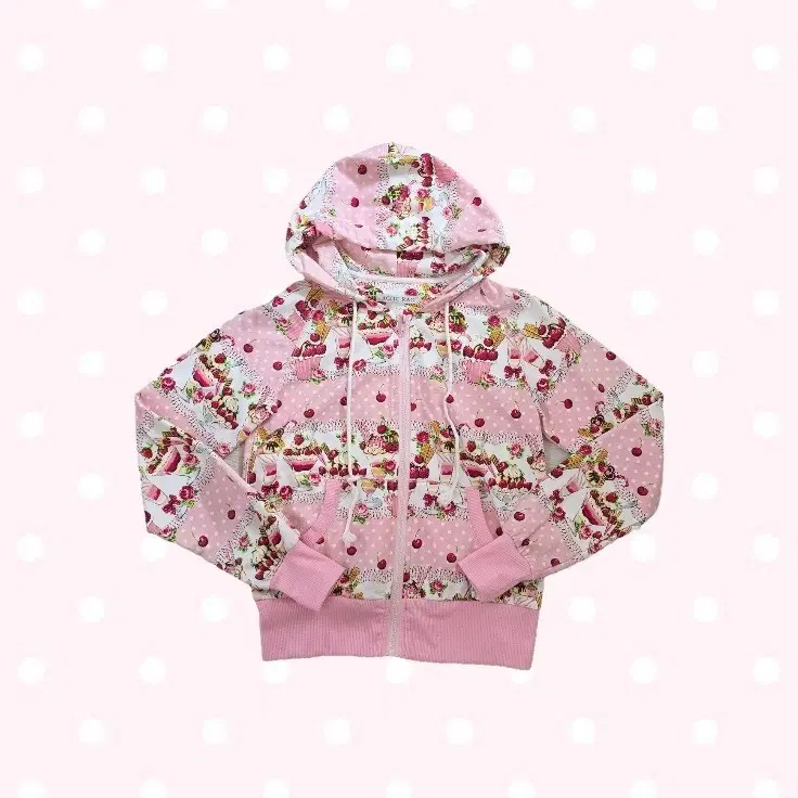 Idang Club Usagi Rabbit Ear Hoodie Zip-up Gray idang Jirai Kei